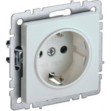 Розетка с/у 2P+E 16A, IP20, IEK BRITE [BR-R11-16-K36] жемчуг