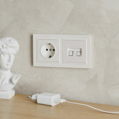Рамка 2п, IP20, IEK BRITE [BR-M22-K36] жемчуг