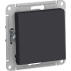 Переключатель с/у 1-кл 10А, IP44, Schneider Electric ATLASDESIGN AQUA [ATN441061] карбон