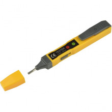 Отвертка индикаторная 140мм, до 250 В, шлицевая, Uniel [UVT-E25 140/1000V YELLOW-GREY]