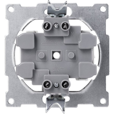 Розетка с/у 2x2P 10A, IP20, Smartbuy Капелла [SBE-09w-10-S2-N] белый soft touch