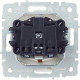 Розетка с/у 2P+E 16A, IP20, в сборе, со шторками и крышкой, IEK BRITE [BR-R16-16-K36] жемчуг