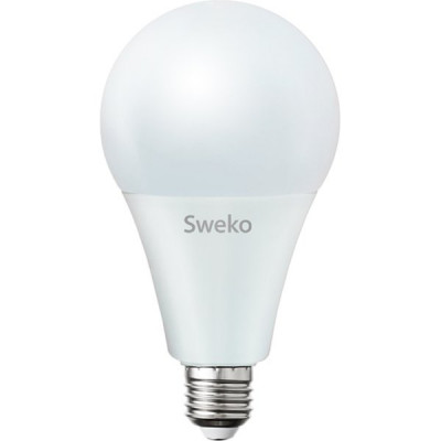 Лампа LED E27/A80 груша, 30W, 6500K, 3000Лм, SWEKO [42LED-A80-30W-230-6500K-E27]