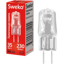 Лампа галогеновая 20W/220В G4, Sweko [SHL-JСD-20-230-G4-CL]
