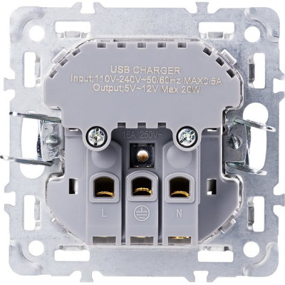 Розетка с/у 2P+E 16A, IP20, USB+Type-C, Smartbuy Капелла [SBE-09b-16-S1-USB] черный soft touch