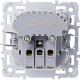 Розетка с/у 2P+E 16A, IP20, USB+Type-C, Smartbuy Капелла [SBE-09s-16-S1-USB] серебро soft touch