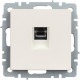 Розетка с/у компьютерная 1xRJ45, IP20, IEK BRITE [BR-K10-1-K36] жемчуг