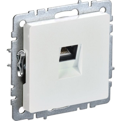 Розетка с/у компьютерная 1xRJ45, IP20, IEK BRITE [BR-K10-1-K36] жемчуг