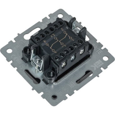 Переключатель с/у 2-кл 10А, IP20, IEK BRITE [BR-V22-0-10-K36] жемчуг