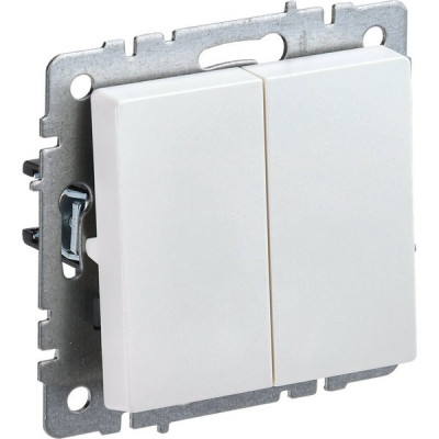 Переключатель с/у 2-кл 10А, IP20, IEK BRITE [BR-V22-0-10-K36] жемчуг