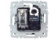 Розетка с/у TV + RJ45, IP20, IEK BRITE [BR-AK20-1-K02] черный