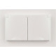 Розетка с/у 2x2P+E 16A, IP20, в сборе, со шторками и крышкой, IEK BRITE [BR-R26-16-44-K36-F] жемчуг