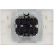 Розетка с/у 2x2P+E 16A, IP20, в сборе, со шторками и крышкой, IEK BRITE [BR-R26-16-44-K36-F] жемчуг