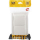 Розетка с/у 2x2P+E 16A, IP20, в сборе, со шторками и крышкой, IEK BRITE [BR-R26-16-44-K36-F] жемчуг