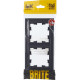 Рамка 2п, IP20, IEK BRITE [BR-M22-K53] графит [10]