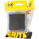 Розетка с/у 2P+E 16A, IP20, в сборе, со шторками и крышкой, IEK BRITE [BR-R16-16-K53] графит