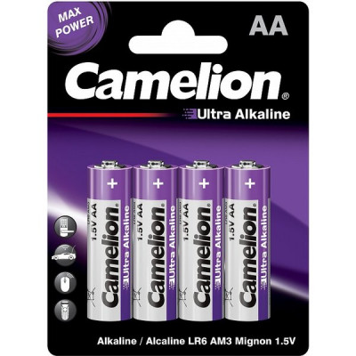 Батарейка Camelion AA LR6 Ultra [BL4/48/576] [LR03-BP4UT]