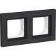 Рамка 2п, IP44, Schneider Electric ATLASDESIGN AQUA [ATN441002] карбон [10]