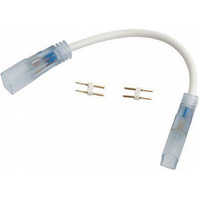 Коннектор для ленты 220В SMD2835, 11мм гибкий, GL NW [G-2835-SCS-IP20-NW]