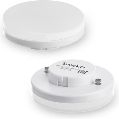 Лампа LED GX53, 12W, 4000K, 1050Лм, Sweko [42LED-GX53-12W-230-4000K-GX53-P]
