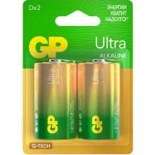 Батарейка GP D LR20 Ultra G-TECH Alkaline [BL2/20] [GP 13AUA21-2CRSBC2]