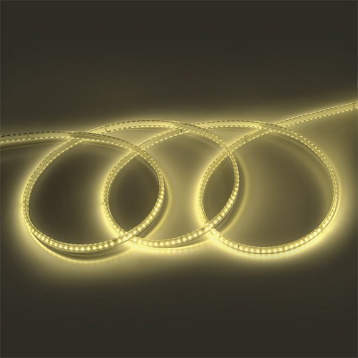 Лента LED 220В SMD2835 120/м, IP67, 9Вт/м, 4500K, 6*12мм рез 20см, бух50м, цена 1м, GL NW [504820]
