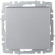 Выключатель с/у 1-кл 10А, IP20, IEK BRITE [BR-V10-0-10-K47] алюминий