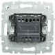 Выключатель с/у 2-кл 10А, IP20, IEK BRITE [BR-V20-0-10-K47] алюминий
