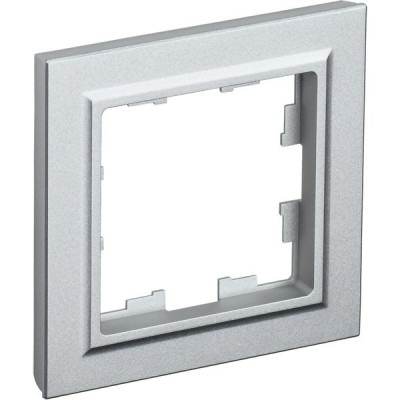 Рамка 1п, IP20, IEK BRITE [BR-M12-K47] алюминий