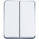 Выключатель о/у 2-кл 10А, IP54, Schneider Electric ATLASDESIGN PROFI [ATN540151] белый