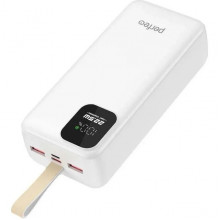 Внешняя батарея Perfeo PF-E2083, 30000mAh + LED дисплей/PD + QC 3.0/Type-C/2 USB/Выход: 5A, max 22.5