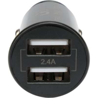 Зарядное устройство автомобильное Cablexpert, 12Вт, 2.4А, 2xUSB [MP3A-UC-CAR21] черное