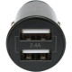Зарядное устройство автомобильное Cablexpert, 12Вт, 2.4А, 2xUSB [MP3A-UC-CAR21] черное