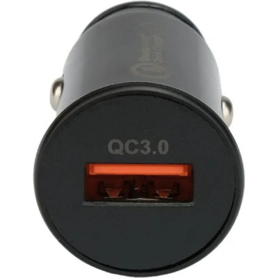 Зарядное устройство автомобильное Cablexpert, 18Вт, 3А, QC3.0, 1хUSB [MP3A-UC-CAR22] черное