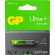 Батарейка GP AAA LR03 Ultra Plus G-TECH Alkaline [BL4/40] [GP 24AUPA21-2CRSB4]