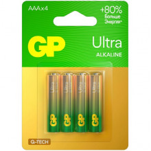 Батарейка GP AAA LR03 Ultra G-TECH Alkaline [BL4/40] [GP 24AUA21-2CRSBC4]