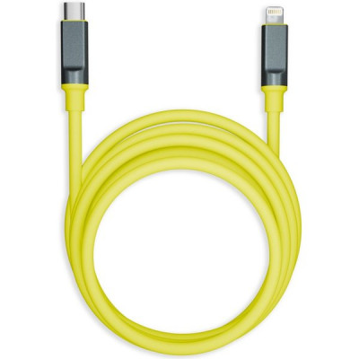 Кабель Type-C - Lightning, 1.0м, 3A, супертолстый, SmartBuy [IK-12-PDBOLD-YELLOW]