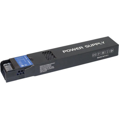 Блок питания 12V 200W, IP20, металл соты PRO, ELF [ELF-12200BEslim-JH] черный