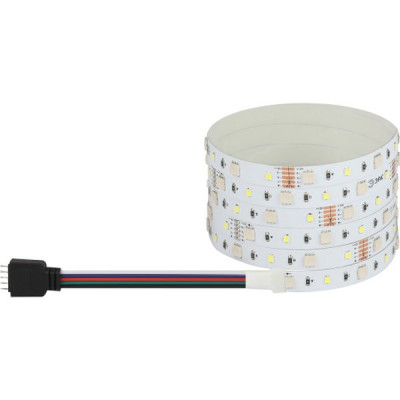 Лента LED 12В IP20 SMD5050  60/м, RGB+W, 14,4Вт/м, 5м/ц.1м, ЭРА [LS5050 -14,4-60-12-RGB+W(6500)]