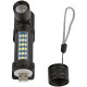 Фонарь налобный LED 8W+SMDх8+BLUEх8, 18650 1200mAh USB до4ч, 6 реж, Спутник [ASL658]