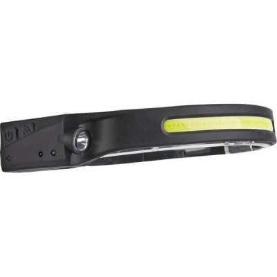 Фонарь налобный LED 3W+COB 5W, Li-Pol 1200mAh USB-C до 4ч, 5 реж, Спутник [SL522]