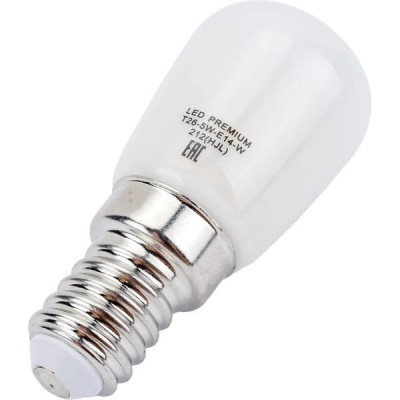 Лампа LED E14/T26, 5W, 4000K, 475Лм, Включай [LED PREMIUM Т26-5W-E14-W] для вытяжек