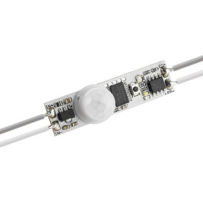 Выключатель в профиль 12/24В MAX 5А, с микровол. датч., 45*10*2 мм, GL [GLS-SENSOR-60-12-MWAVE-IP20]