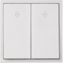 Переключатель с/у 2-кл 10А, IP20, Smartbuy Капелла [SBE-09w-10-SW22-0] белый soft touch