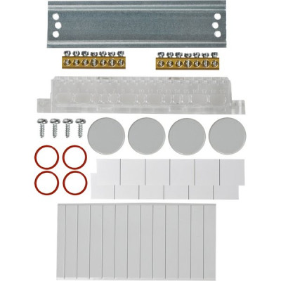 Корпус пластиковый КМПн-6 6м IP65 черная прозрачная дверь, TEKFOR [TF5-KP72-N-06-65-K03-K02]
