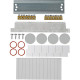 Корпус пластиковый КМПн-6 6м IP65 черная прозрачная дверь, TEKFOR [TF5-KP72-N-06-65-K03-K02]
