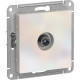 Розетка с/у TV одиночная, IP20, Schneider Electric ATLASDESIGN [ATN000493] жемчуг