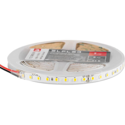 Лента LED 24В IP20 SMD2835 112/м, б/теп, 10Вт/м, 2800-3300K, 5м/ц.1м ELF PRO [ELFLED-24112-PRO140ww]