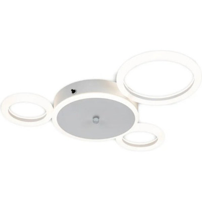 Люстра LED  40W, 3000-6000K, 3200Лм, акрил, 480*390*60, планка, Escada Saturn [10268/4LED] белый