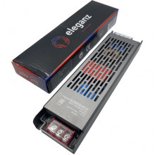 Блок питания 24V 400W, IP44, металл решетка узкий PRO SILVER, 225*58*28 [ELEGANZ-400-24]